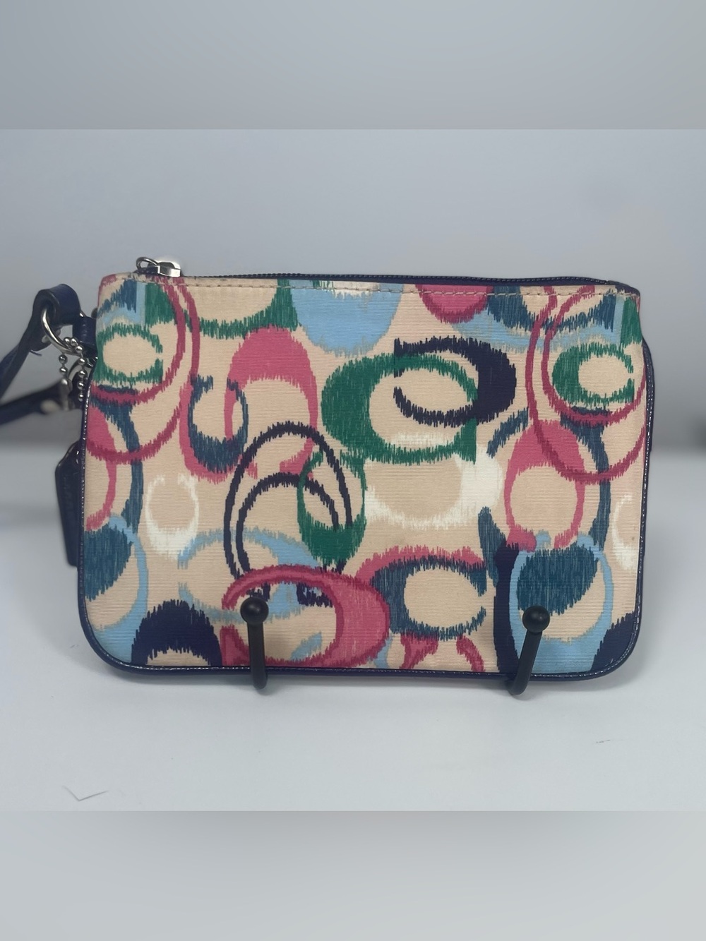 Coach Signature Ikat Wristlet